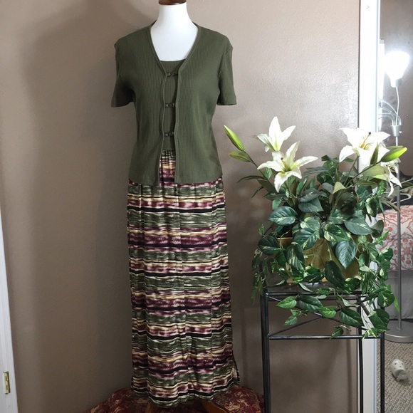 Printed Dress with Jacket - Picture 5 of 6